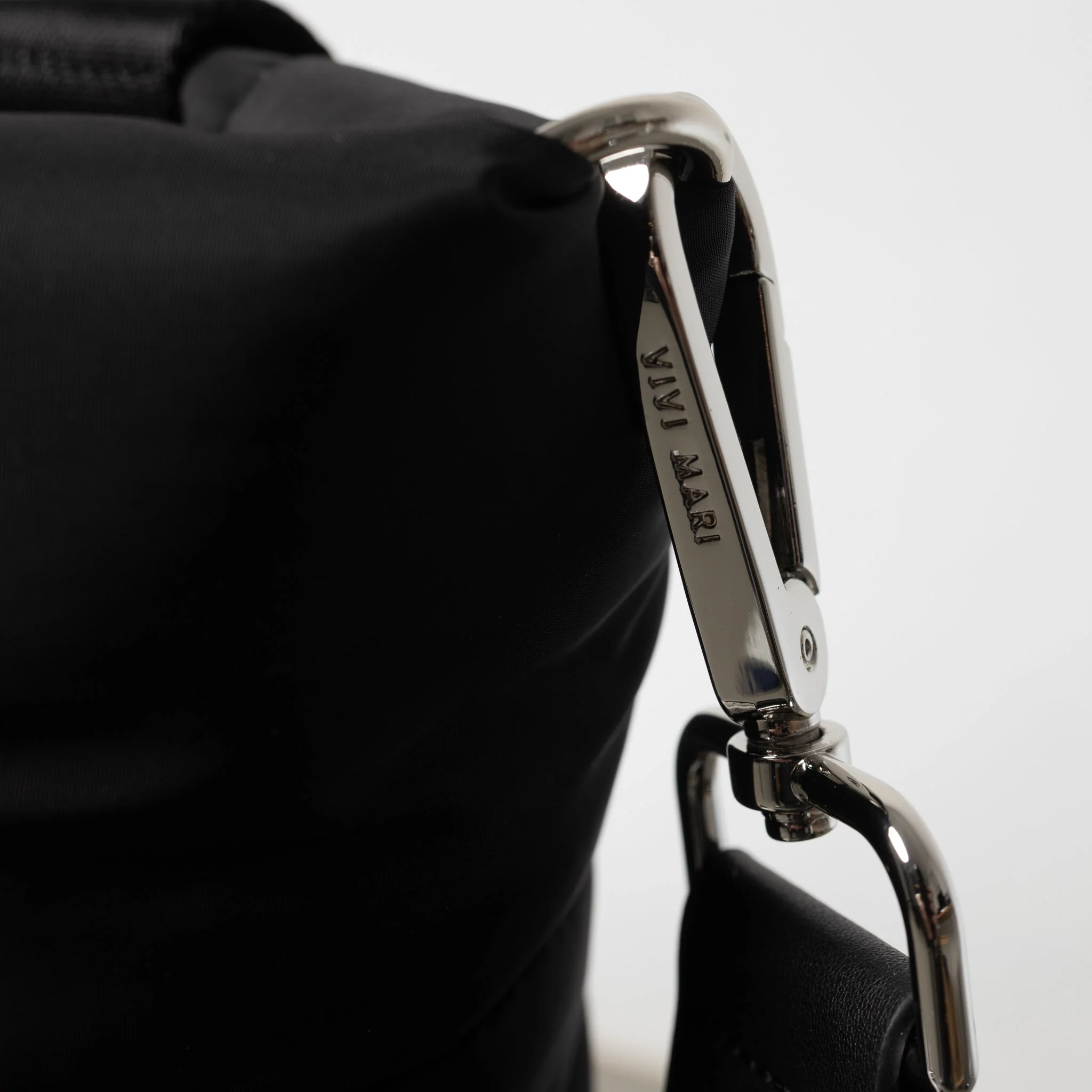 padded tote bag small + strap basic woven slim - black - Image 13